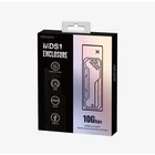HIKSEMI HS-HUB-MDS1(STD)/NVME/SATA Hikvision Külső ház M.2 - USB3.2, Type-C, Ezüst