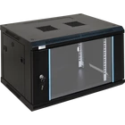 PULSAR RWA664 19" 6U 600x450 fali rack szekrény; lapraszerelt; fekete