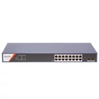 HIKVISION DS-3E1518P-SI-16P2F 18 portos Gbit PoE switch ; 16 PoE + 2 SFP uplink port; smart menedzse