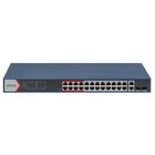 HIKVISION DS-3E1326P-EI (B) 26 portos PoE switch ; 24 PoE + 2 kombinált uplink port; smart menedzsel