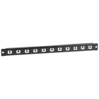 PULSAR RAOK-1T 19" kábel rendező panel; 1U; vízszintes; sík; fém