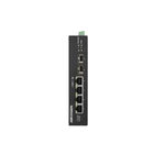 HIKVISION DS-3T0506HP-E/HS 6 portos ipari Gbit PoE switch ; 3 PoE+ / 1 HiPoE / 2 SFP uplink port; ne