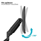 ADVANCE ADV-ARM1XL Monitor Asztali konzol - Ergomount Xtrem