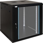 PULSAR RWA1266 19" 12U 600x600 fali rack szekrény; lapraszerelt; fekete