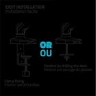 ADVANCE ADV-ARM2 Monitor Asztali konzol - Ergomount Dual