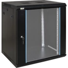 PULSAR RW1264 19" 12U 600x450 fali rack szekrény; készre szerelt; fekete