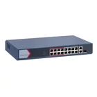 HIKVISION DS-3E1318P-EI/M 18 portos PoE switch ; 16 PoE + 1 kombinált uplink port + 1 uplink port; m