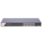 HIKVISION DS-3E1518P-SI-16P2F 18 portos Gbit PoE switch ; 16 PoE + 2 SFP uplink port; smart menedzse