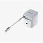 HIKSEMI HS-HUB-GAN67(STD)/2C/67W/WHITE Hikvision Telefon töltő - 1db USB-C, USB-C kábel, 67W, US plu