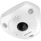 HIKVISION DS-2CD63C5G0-IVS (1.29mm)(D) 12 MP 360° vandálb. IR Smart IP fisheye kamera; hang I/O; ria