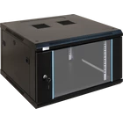 PULSAR RWA666 19" 6U 600x600 fali rack szekrény; lapraszerelt; fekete