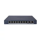 HIKVISION DS-3E1510P-EI 10 portos PoE switch ; 8 PoE + 2 RJ45 uplink port; menedzselhető