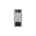 HIKVISION DS-K1T502DBFWX-E1 Beléptető vezérlő terminál; Mifare, DESfire és ujjnyomat hitelesítés; IP