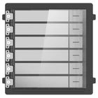 HIKVISION DS-KD-KK/S Társasházi IP video-kaputelefon kültéri 6 lakásos modulegység; rozsdamentes acé