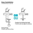 ADVANCE ADV-ARM1XL Monitor Asztali konzol - Ergomount Xtrem