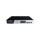 HIKVISION DS-3E2510P(B) 10 portos gigabit PoE switch ; 8 PoE + 2 SFP uplink port; teljesen menedzsel