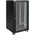 PULSAR RS2266 19" 22U 600x600 álló rack szekrény; lapraszerelt; fekete
