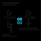 ADVANCE ADV-ARM1 Monitor Asztali konzol - Ergomount Single