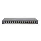 HIKVISION DS-3E0516P-O 16 portos Gbit PoE switch ; 8 PoE + 8 nem-PoE port; nem menedzselhető