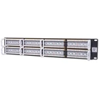 MANHATTAN 560283 Patch panel - CAT6 UTP patch panel, 48 portos, 2U, Fekete