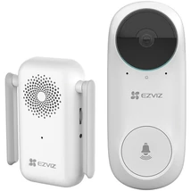 EZVIZ CS-DB2C-AO-1E3WPBR vezeték nélküli videós kapucsengő beltéri csengőegységgel