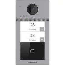 HIKVISION DS-KV8213-WME1 (C) Kétlakásos IP video-kaputelefon kültéri egység; kártyaolvasóval; IR-meg