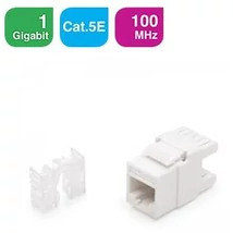 KELINE KEJ-C5E-U-WH Giga Keystone modul 1xRJ45/u, Cat.5E
