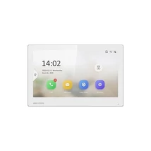 HIKVISION DS-KH6350-WTE1/White IP video-kaputelefon beltéri egység; 7" TFT érintő kijelző; 1024x600