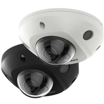 HIKVISION DS-2CD2543G2-IS (2.8mm) 4 MP WDR fix EXIR IP mini dómkamera; hang I/O és mikrofon; riasztá