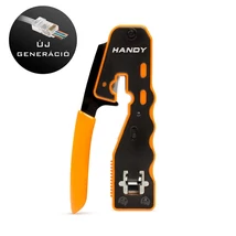 HANDY-TOOLS 10181 Handy Krimpelő-, blankoló-, vágófogó - átmenő csatlakozókhoz
