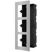 HIKVISION DS-KD-ACF3/S Társasházi IP video-kaputelefon szerelőkeret süllyesztéshez; 3 modulos verzió
