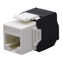 NESTRON NPN-KEY-1C6U-180WT Keystone UTP csatlakozó; Cat6; 180°; szerszám nélkül szerelhető