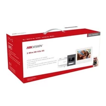 HIKVISION DS-KIS704EY/Aluminum Kétvezetékes HD video-kaputelefon szett; alumínium kültéri; fehér bel