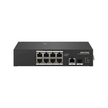 HIKVISION DS-3T0310HP/No Power unit Din sínes, ipari, 100M POE Switch, 90W, 8+2port, tápegység nélkü