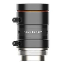 HIKROBOT MVL-MF1628M-8MP Objektív; 16 mm fix fókusztávolság; 8 MP; F2.8-F16; 2/3"; C-menet