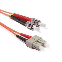 KELINE POM3D-STSC-010 Duplex multimódusú patchkábel 50/125žm , 2xST-2xSC, 1m