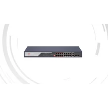 HIKVISION DS-3E0318P-E (C) 18 portos PoE switch ; 16 PoE + 2 kombinált uplink port; nem menedzselhet