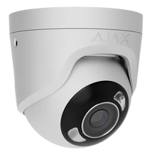 AJAX TURRETCAM-HL-5MP-WHITE-4mm TurretCam 5 MP dómkamera; hibrid világítás; 4 mm; fehér