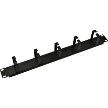 NESTRON NRCM-RI-1M 19" kábel rendező panel; 1U; vízszintes; fém