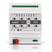 SATEL KNX-SA 24 Univerzális kapcsoló KNX automatizálási rendszerhez; 8 relé kimenet