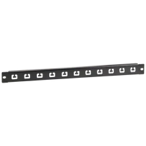 PULSAR RAOK-1T 19" kábel rendező panel; 1U; vízszintes; sík; fém