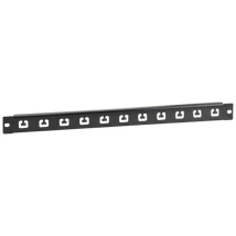 PULSAR RAOK-1T 19" kábel rendező panel; 1U; vízszintes; sík; fém