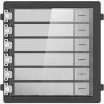 HIKVISION DS-KD-KK/S Társasházi IP video-kaputelefon kültéri 6 lakásos modulegység; rozsdamentes acé
