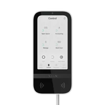 AJAX KEYPAD-TOUCHSCREEN-FIBRA-WHITE Keypad TouchScreen Fibra 5" érintőképernyős kezelő; vezetékes; k