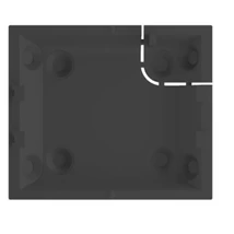 AJAX SMARTBRACKET-MOTIONCAM-BLACK MotionCam konzol; fekete