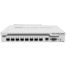 MIKROTIK CRS309-1G-8S+IN Desktop switch with one Gigabit Ethernet port and eight SFP+ 10Gbps ports