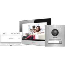 HIKVISION DS-KIS702/S Egylakásos IP video-kaputelefon szett, 2 vezetékes, rozsdamentes acél