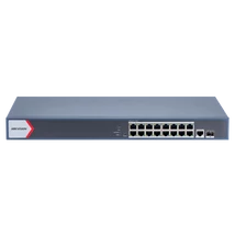 HIKVISION DS-3E1518P-EIV2 Gigabit Smart PoE Switch, 230W, 16+2port