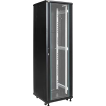 PULSAR RS4266 19" 42U 600x600 álló rack szekrény; lapraszerelt; fekete