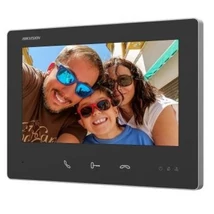 HIKVISION DS-KH7300EY-TE2 Kétvezetékes HD video-kaputelefon beltéri egység; 7" LCD kijelző; 1024x600